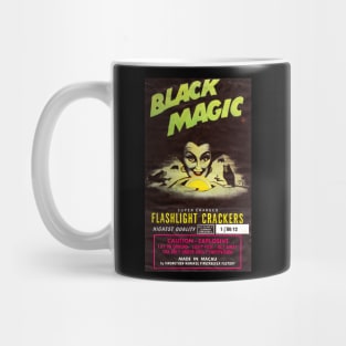 VINTAGE FIRECRACKER BLACK MAGIC MADE IN MACAU Mug